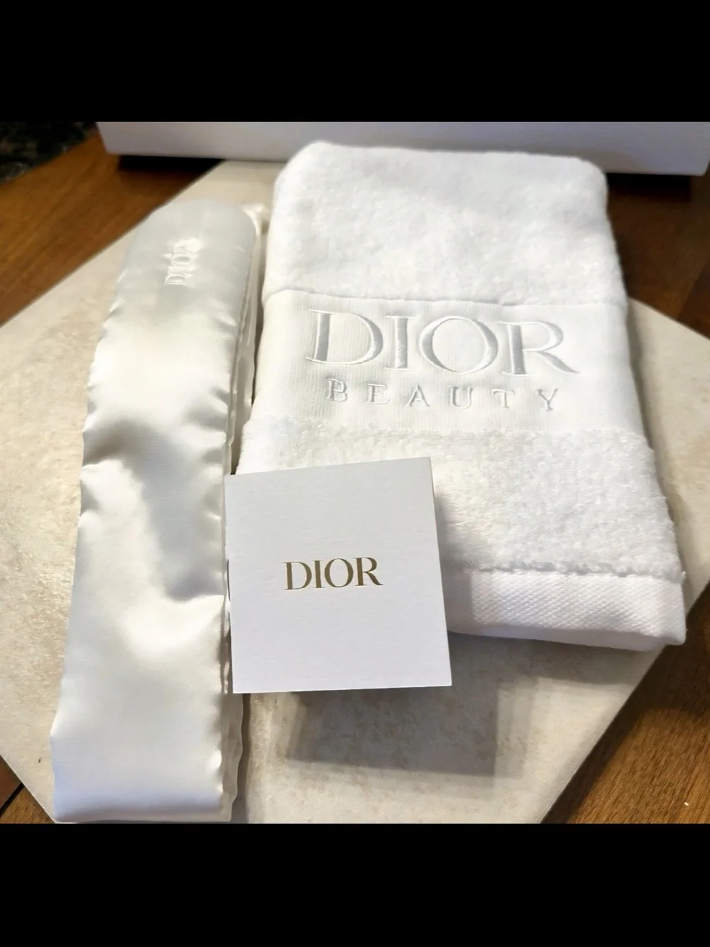 Dior structured white
